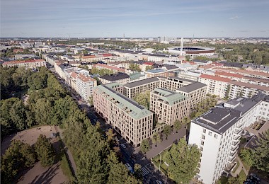 City block in Taka-Töölö